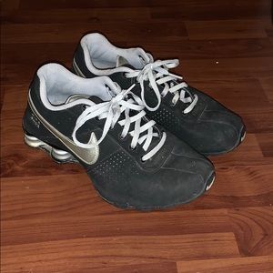 Black/Silver Nike Shox